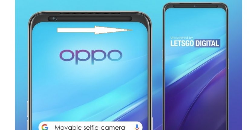 У Oppo появился патент на смартфон со скользящей передней камерой